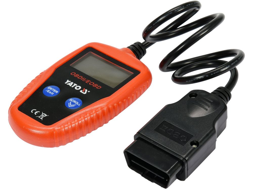 ავტომობილის დიაგნოსტიკა YATO YT-72977 – OBD2 სკანერი ძრავის სისტემის სწრაფად შესამოწმებლად სურათი