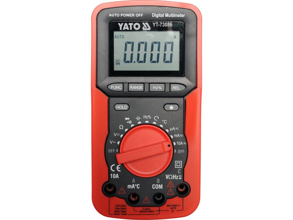 დენის ტესტერი YATO YT-73086 – მულტიფუნქციური ტესტერი ძაბვისა და ფაზის სწრაფად დასადგენად სურათი
