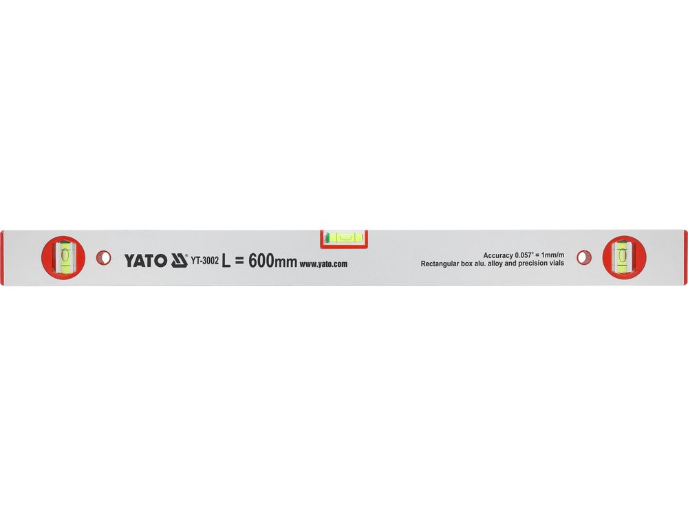 თარაზო YATO YT-3002 – 600 მმ მაღალი სიზუსტის თარაზო სამშენებლო და სარემონტო სამუშაოებისთვის სურათი