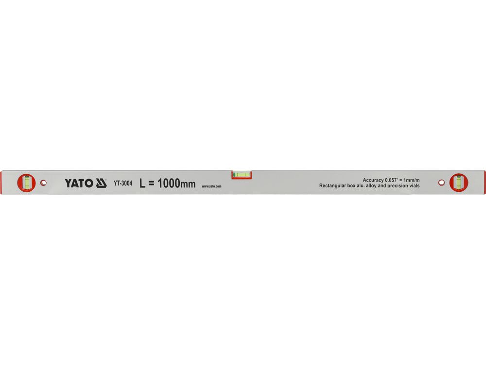 თარაზო YATO YT-3004 – 1000 მმ ალუმინის თარაზო გრძელი ზედაპირების ზუსტი გასასწორებლად სურათი