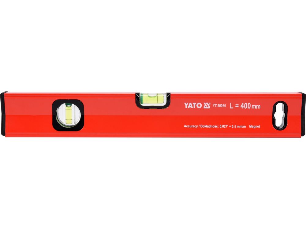 თარაზო YATO YT-30060 – 400 მმ მაგნიტური თარაზო ზუსტი და მოხერხებული გასწორებისთვის მეტალის ზედაპირებზე სურათი