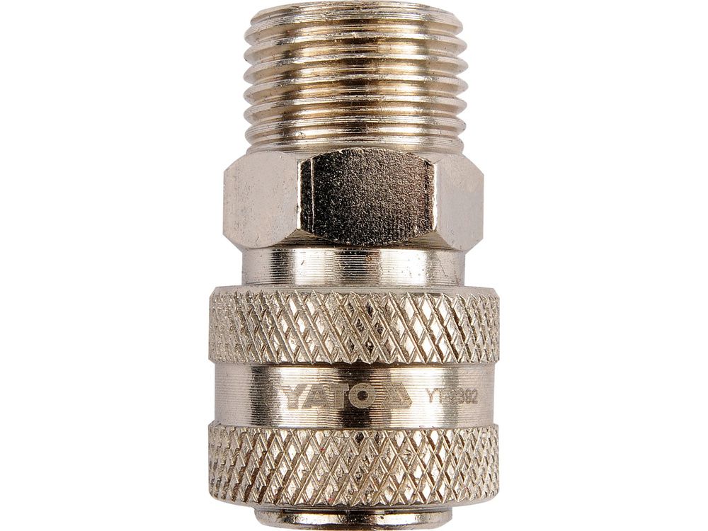 შტუცერი YATO YT-2392 – 1/2"(M) x 1/4"(F) გამძლე გადამყვანი პნევმატური შეერთებებისთვის სურათი