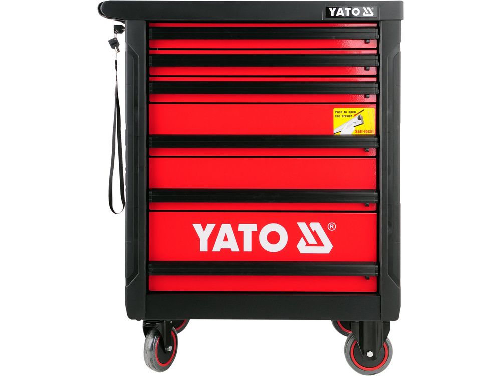 ინსტრუმენტებით დატვირთული კარადა YATO YT-5530 – 177-ცალიანი პროფესიონალური ინსტრუმენტული სისტემა მობილური სამუშაოებისთვის სურათი