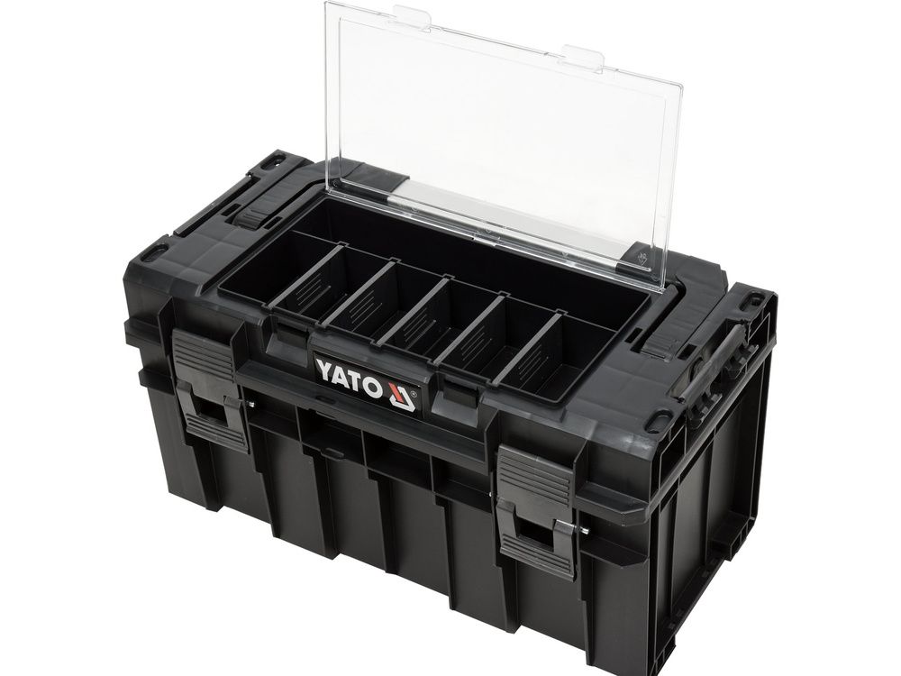 ინსტრუმენტების პლასტმასის ყუთი YATO YT-09183 – 450x260x240 მმ, კომპაქტური და გამძლე სურათი