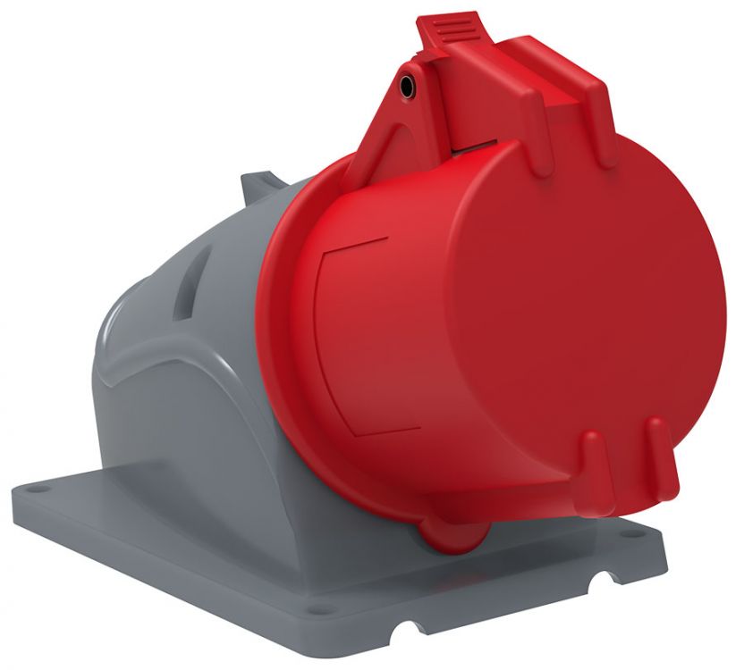 სტაციონარული როზეტი ССИ-124 32А-6ч/380-415В 3Р+РЕ IP44 MAGNUM IEK სურათი