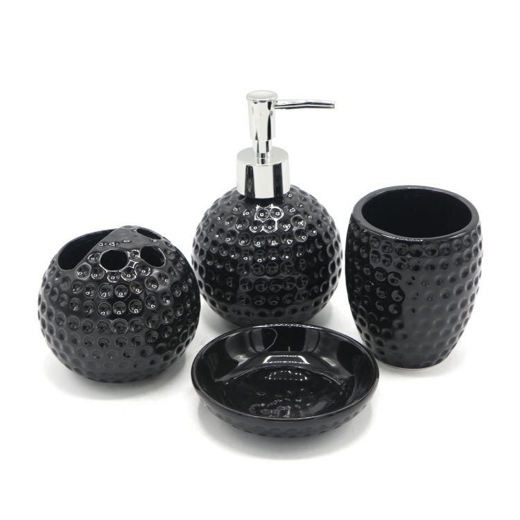 აბაზანის აქსესუარების ნაკრები კერამიკის 4 ც MH-13005 სურათი