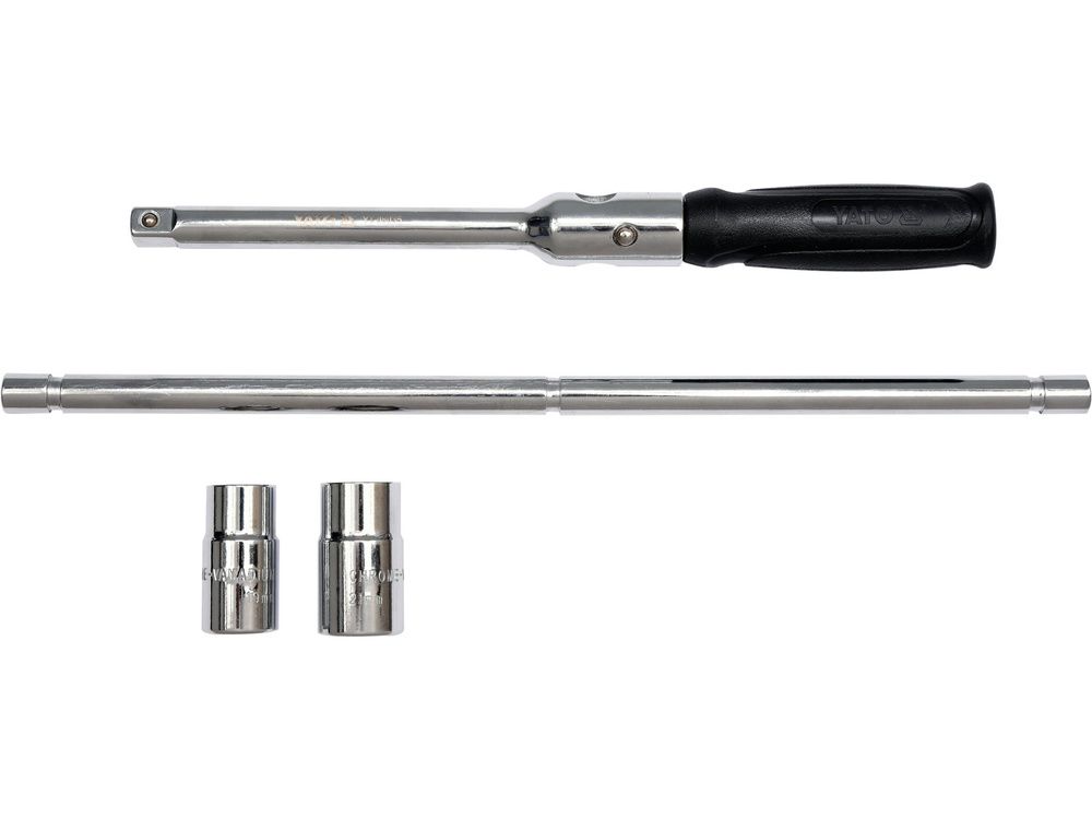 საბურავის ქანჩის ჯვარი YATO YT-08035 – 1/2" მექანიკური გასაღები 17/19/21/23 მმ ზომებით სწრაფი და ეფექტური მოხსნისთვის სურათი