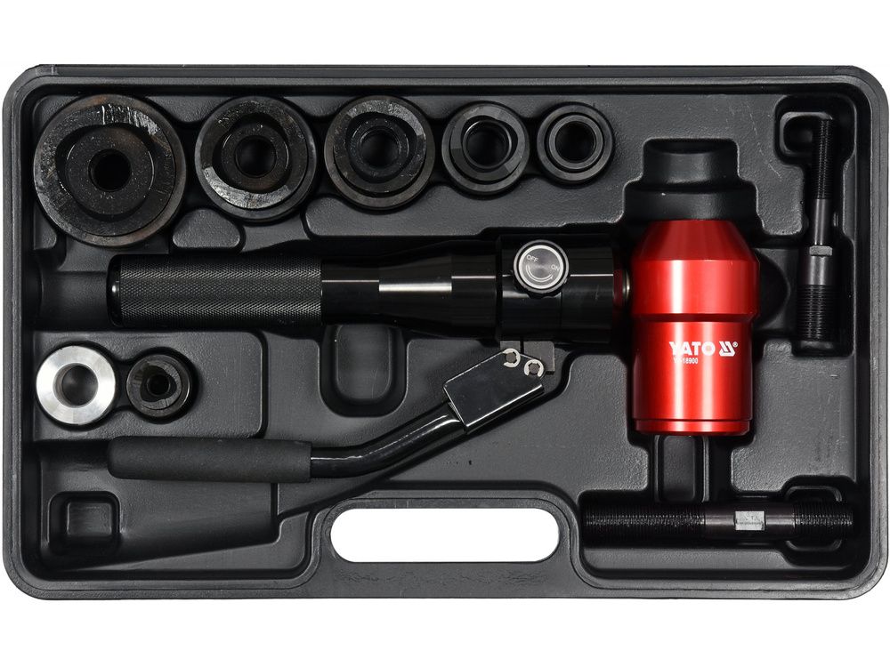ჰიდრავლიკური მხვრეტავი YATO YT-18900 – 22-60 მმ დიამეტრის მძლავრი ხელსაწყო ზუსტი ჭრილებისთვის მეტალზე სურათი