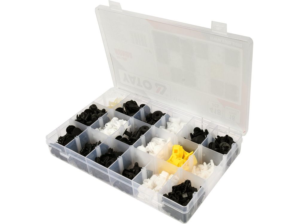 კლიფსების ნაკრები YATO YT-06656 – 418-ცალიანი კომპლექტი HONDA-ის ავტომობილებისთვის სურათი