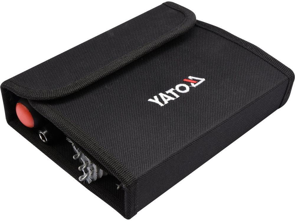 მავთულის ფუნჯების კომპლექტი YATO YT-08195 – 20-ნაწილიანი უნივერსალური სეტი ზედაპირის გაწმენდისთვის  YATO YT-08195 წარმოადგენს მავ სურათი