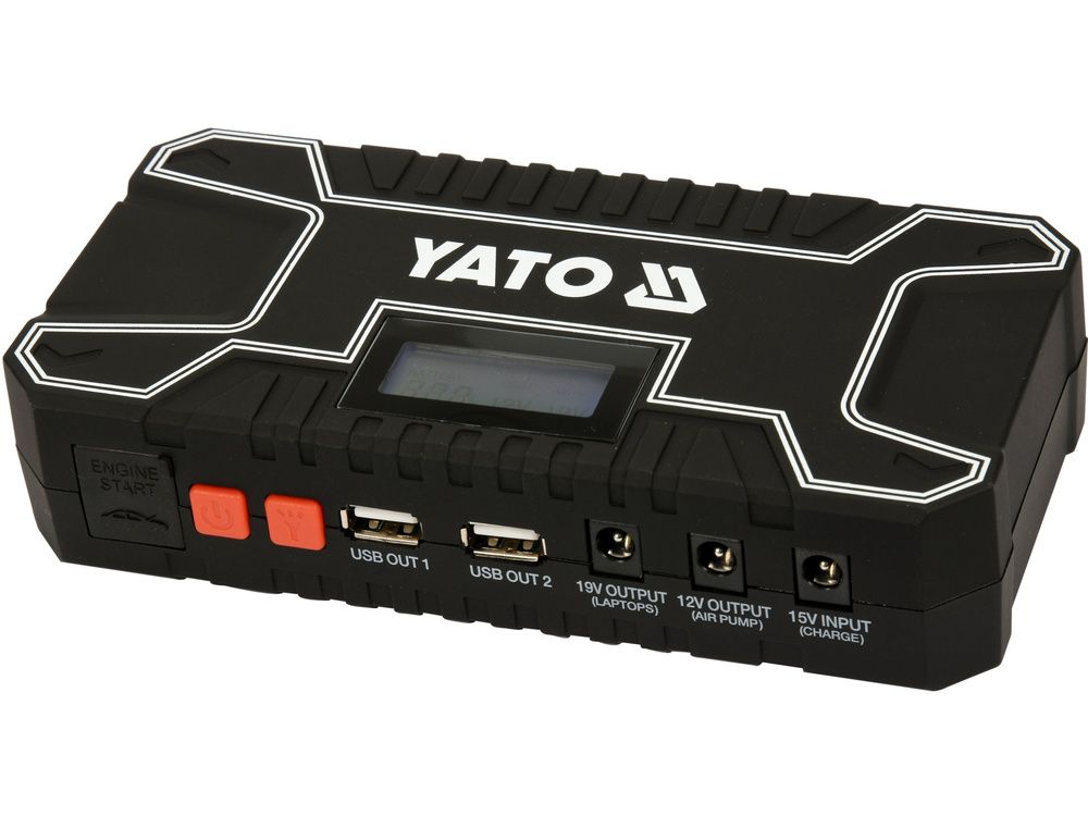 ავტომობილის დასაქოქი და დამტენი YATO YT-83082 – მძლავრი Jump Starter 10000mAh ტევადობით სურათი