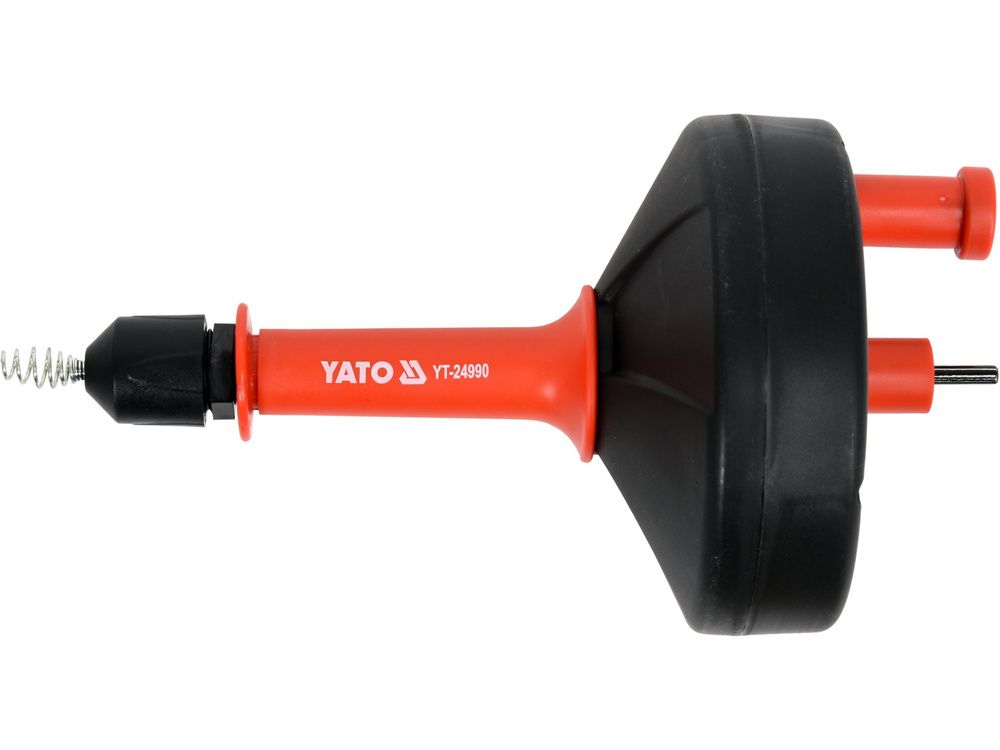 მილის საწმენდი ტროსი YATO YT-24990 – 6 მეტრიანი ეფექტური ტროსი მილის დაბრკოლებების მოსაშორებლად სურათი