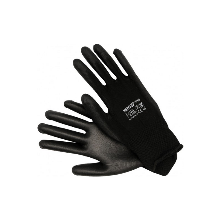 სამუშაო ხელთათმანი YATO YT-7473 – გამძლე, მოხერხებული და უსაფრთხო ინსტრუმენტი ხელის დასაცავად ტექნიკური და სამშენებლო სამუშაოებისას სურათი