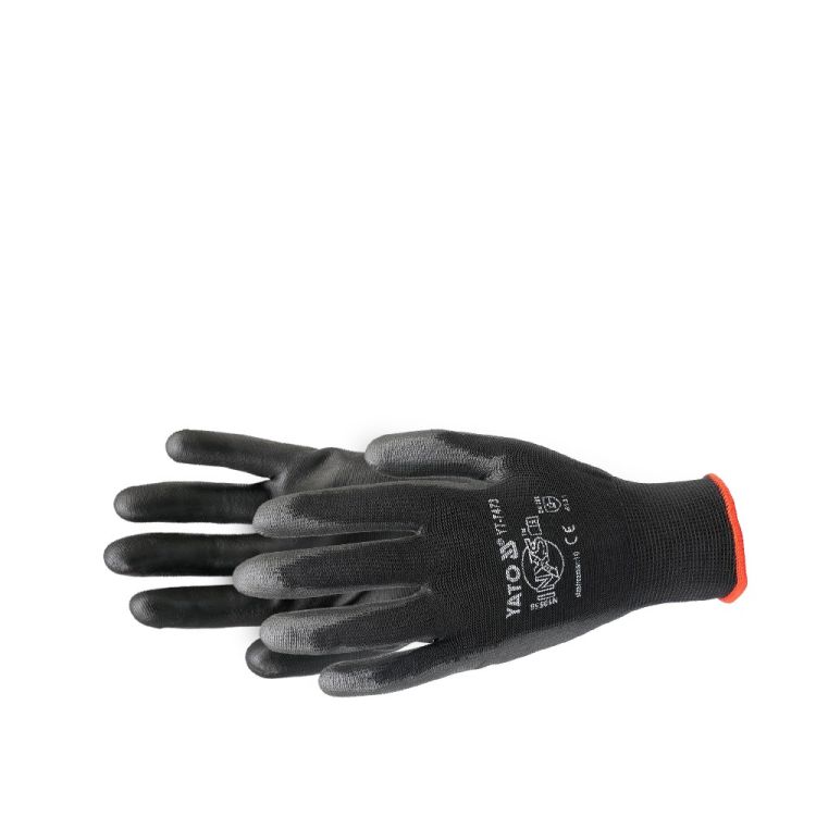 სამუშაო ხელთათმანი YATO YT-7473 – გამძლე, მოხერხებული და უსაფრთხო ინსტრუმენტი ხელის დასაცავად ტექნიკური და სამშენებლო სამუშაოებისას სურათი