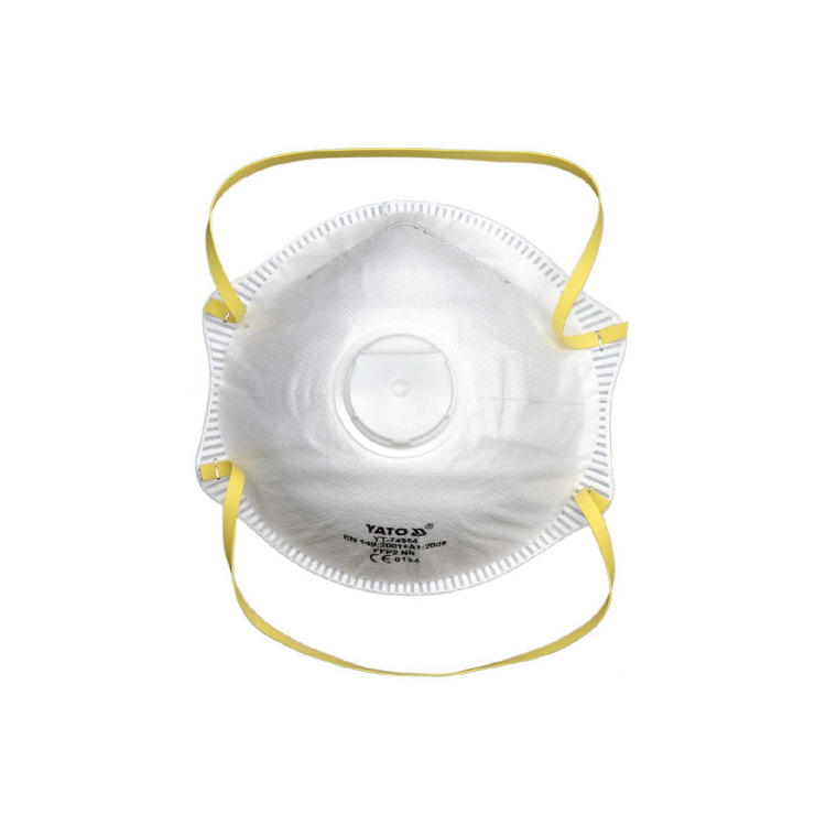 ნიღაბი (რესპერატორი) YATO YT-74954 – ეფექტური სუნთქვის დაცვა მტვრისა და მავნე ნაწილაკებისგან პროფესიონალურ სამუშაო გარემოში სურათი