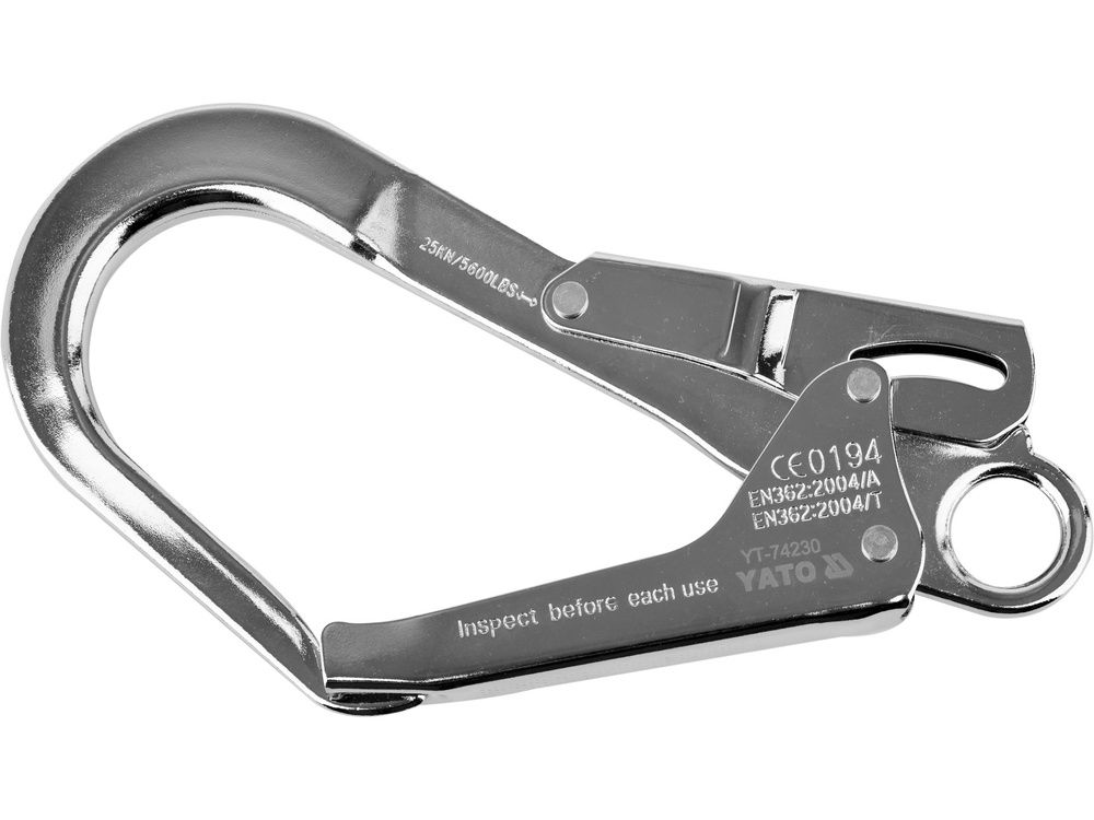 კარაბინი YATO YT-74230 – 16 მმ-იანი მტკიცე და უსაფრთხო სამაგრი სხვადასხვა სამუშაოსთვის სურათი