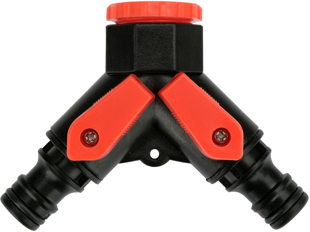 ორმხრივი შლანგის გადამყვანი ჩამკეტით YATO YT-8978 (1/2" – 12.5 მმ) – წყლის ნაკადის კონტროლი ორ მიმართულებით სურათი