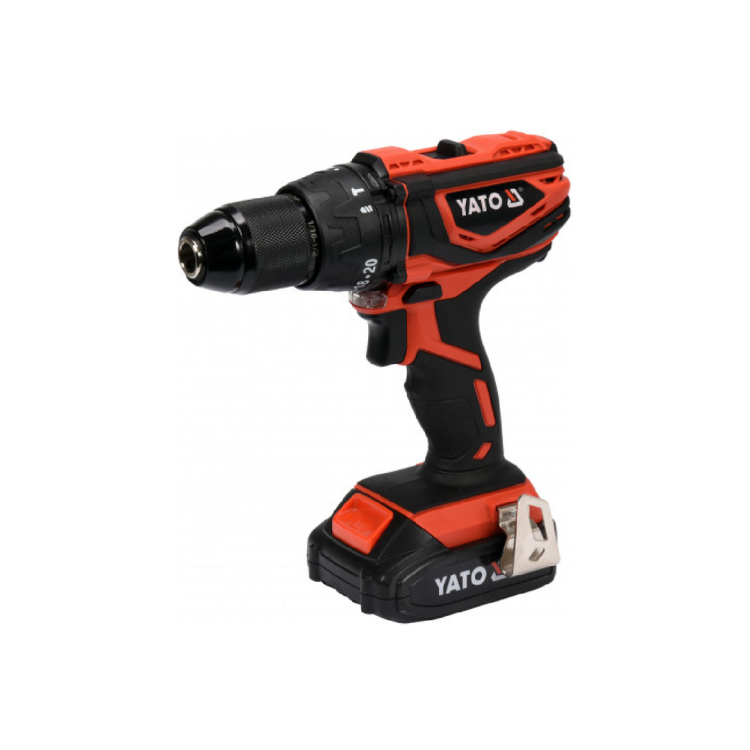 აკუმულატორული დრელი YATO YT-82788 (18V, 40Nm, 13 მმ) – ხრახნდამჭერი და ხვრეტის სრულყოფილი კომბინაცია სურათი