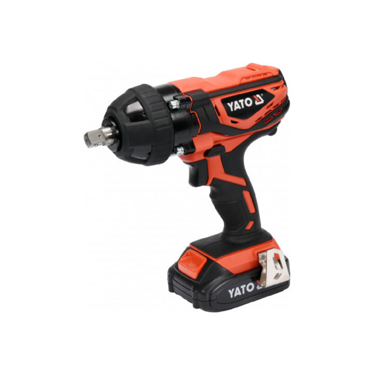 დარტყმითი ქანჩის მოხსნელი YATO YT-82804 (18V, 300Nm) – ძალა და სიზუსტე პროფესიონალური დაფიქსირებისთვის სურათი