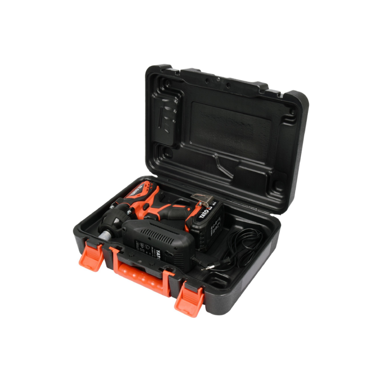 დარტყმითი ქანჩის მოხსნელი YATO YT-82804 (18V, 300Nm) – ძალა და სიზუსტე პროფესიონალური დაფიქსირებისთვის სურათი