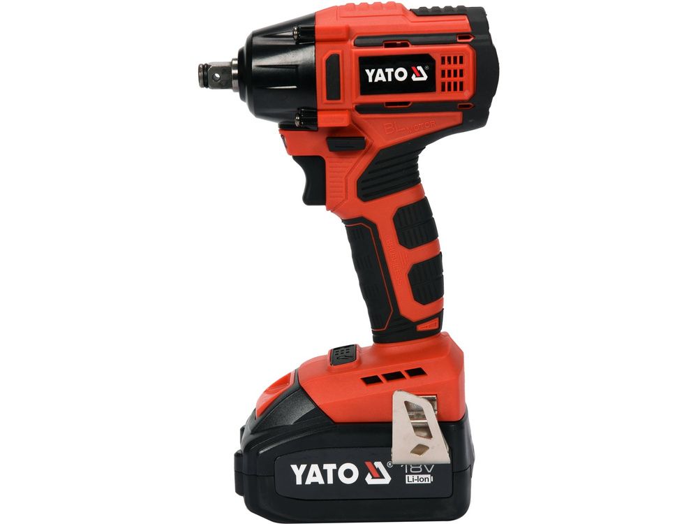 დარტყმითი ქანჩის მოხსნელი YATO YT-82802 (18V, 250Nm) – ეფექტური და მძლავრი ინსტრუმენტი რთული ამოცანებისთვის სურათი