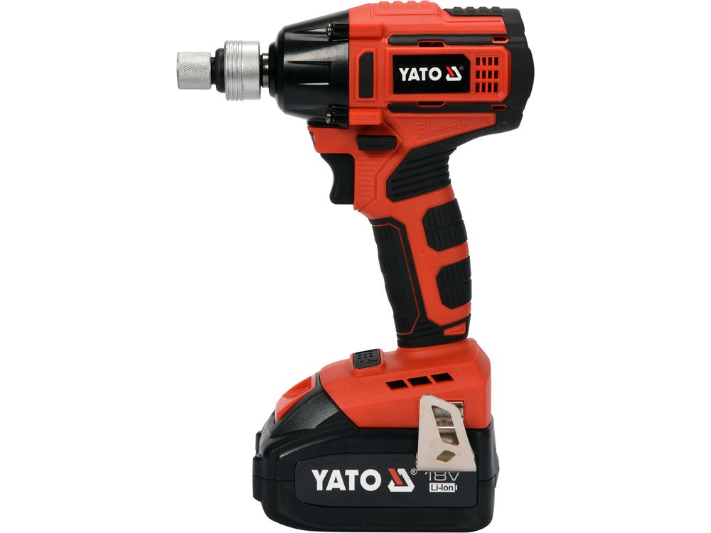დარტყმითი ქანჩის მოხსნელი YATO YT-82802 (18V, 250Nm) – ეფექტური და მძლავრი ინსტრუმენტი რთული ამოცანებისთვის სურათი