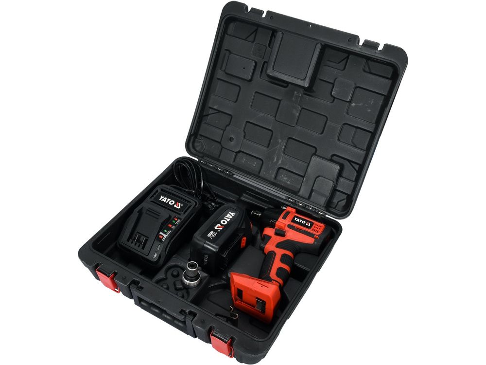დარტყმითი ქანჩის მოხსნელი YATO YT-82802 (18V, 250Nm) – ეფექტური და მძლავრი ინსტრუმენტი რთული ამოცანებისთვის სურათი