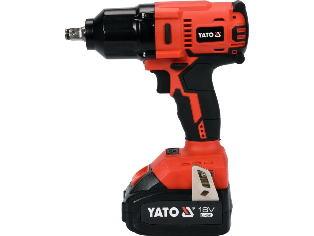 დარტყმითი ქანჩის მოხსნელი YATO YT-82806 (18V) – მძლავრი და მოქნილი ინსტრუმენტი სწრაფი ქანჩების გასახსნელად სურათი