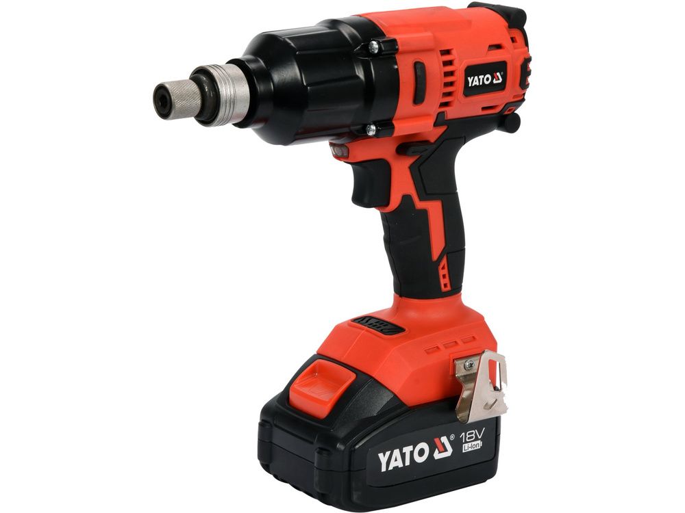 დარტყმითი ქანჩის მოხსნელი YATO YT-82806 (18V) – მძლავრი და მოქნილი ინსტრუმენტი სწრაფი ქანჩების გასახსნელად სურათი