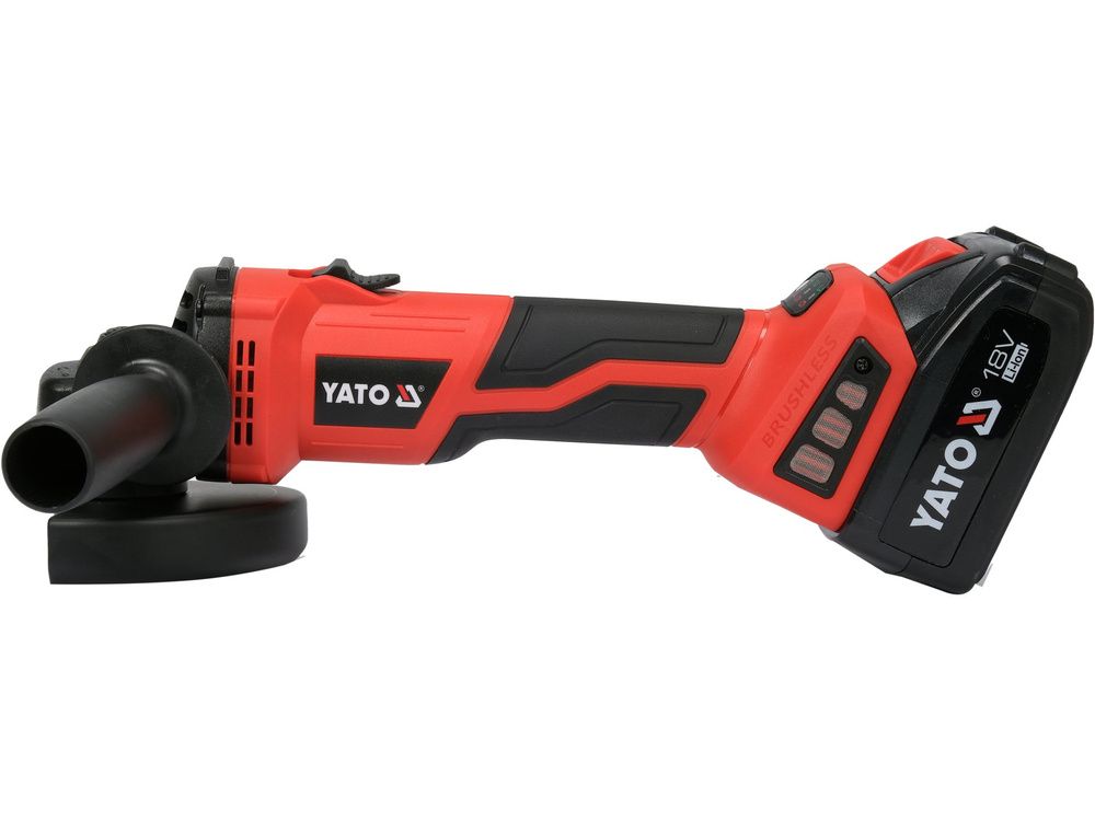 ბალგარკა ელემენტით YATO YT-8282995 (18V, ჩ/გ, 2x4Ah) – უძლიერესი უჯაგრო ჭრის სისტემა ხანგრძლივი მუშაობისთვის სურათი