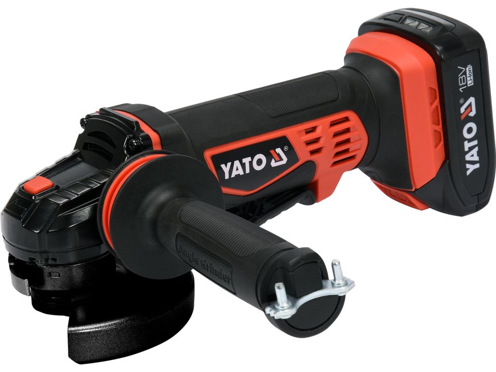 ბალგარკა ელემენტით YATO YT-82826 (125 მმ, 18V) – მობილური და ძლიერი ინსტრუმენტი სწრაფი ჭრისთვის სურათი