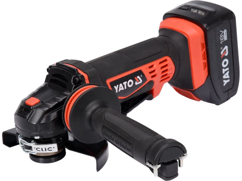 ბალგარკა ელემენტით YATO YT-82828 (18V, 125 მმ) – მძლავრი და მოსახერხებელი ინსტრუმენტი პროფესიონალური ჭრისთვის სურათი