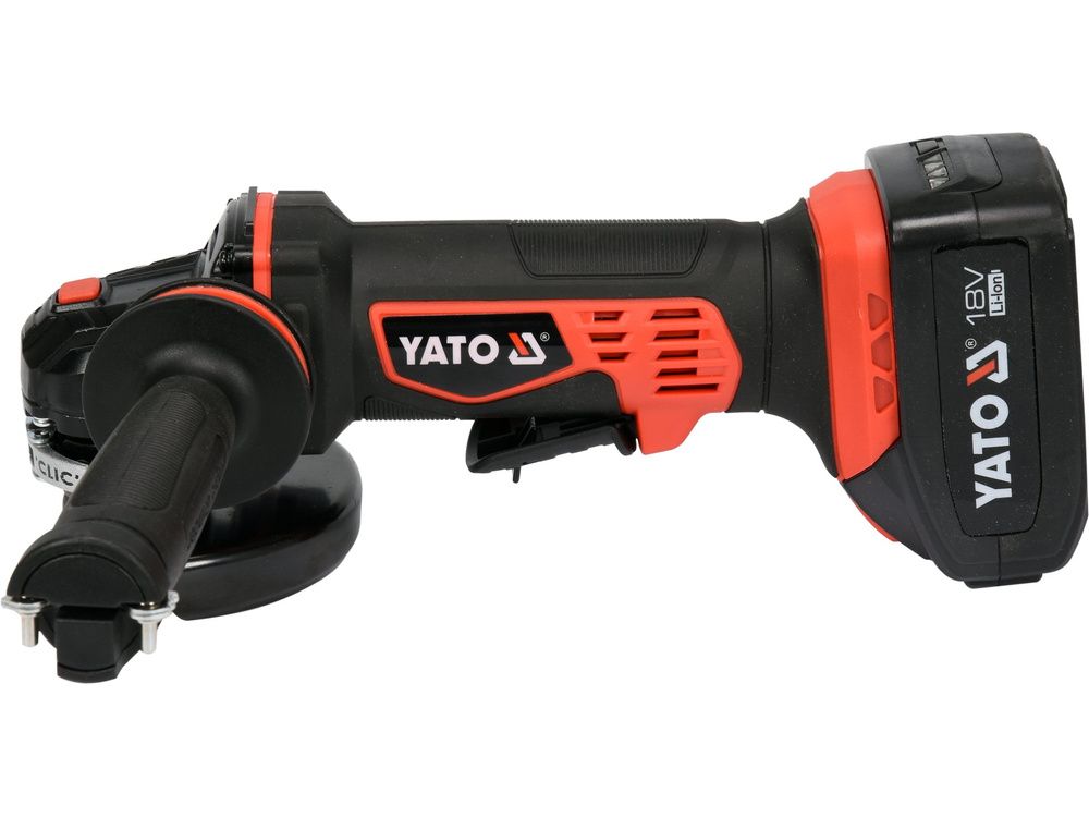 ბალგარკა ელემენტით YATO YT-82828 (18V, 125 მმ) – მძლავრი და მოსახერხებელი ინსტრუმენტი პროფესიონალური ჭრისთვის სურათი