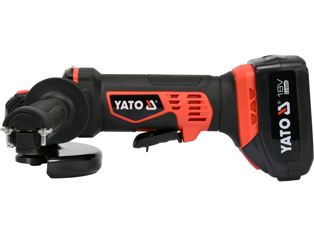 ბალგარკა ელემენტით YATO YT-82828 (18V, 125 მმ) – მძლავრი და მოსახერხებელი ინსტრუმენტი პროფესიონალური ჭრისთვის სურათი