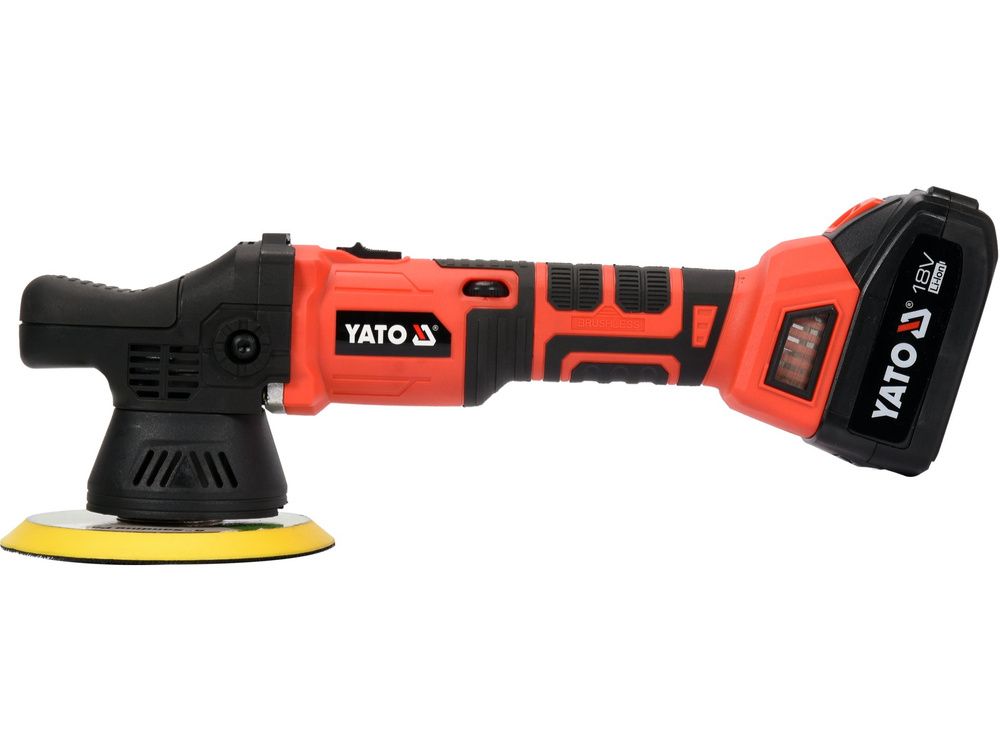 პოლირების ბალგარკა YATO YT-82920 (18V) – ელემენტზე მომუშავე სისუფთავის და პრეზენტაციის ექსპერტი სურათი