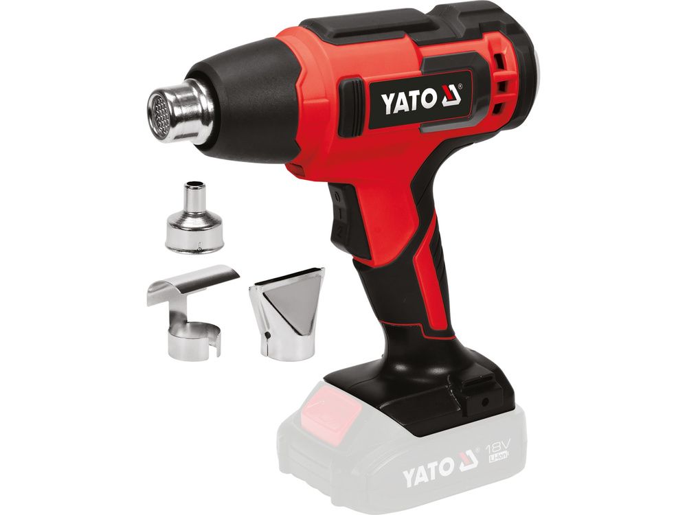 ტექნიკური ფენი YATO YT-82285 (18V, ელემენტის გარეშე) – მობილური სითბოს წყარო ზუსტი და უსაფრთხო სამუშაოებისთვის სურათი