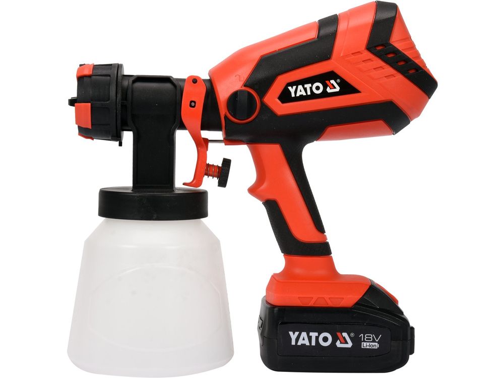 პულივიზატორი YATO YT-82765 (18V) – ელემენტზე მომუშავე შესაფრქვევი სისტემა ზუსტი და თანაბარი წასმისთვის სურათი