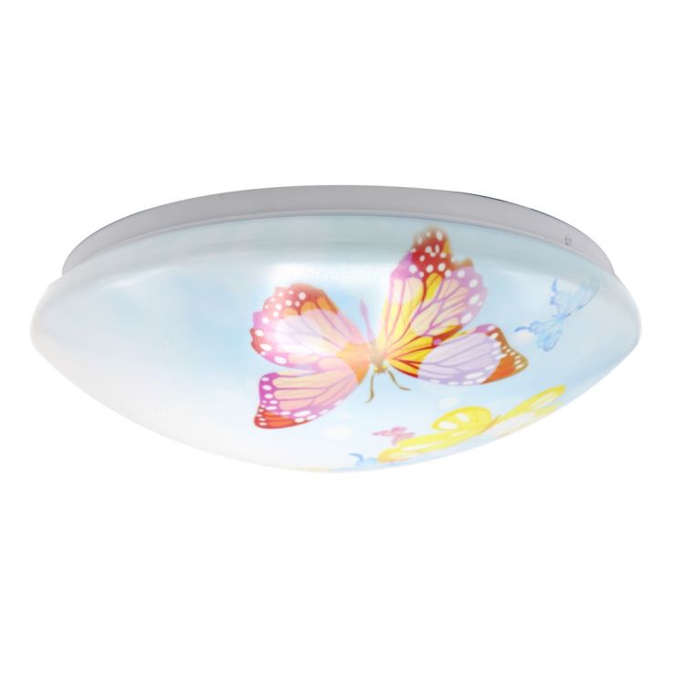 კედლის და ჭერის სანათი 230 ვოლ 18 ვატიანი 4500 კელვ 1440 ლუმ ზომა 260mm პეპელა Camelion LBS-7723 სურათი