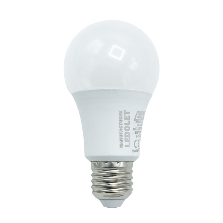 ლედ ნათურა Ledolet 9w E27 6500K LED bulb სურათი