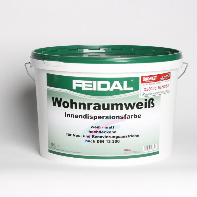 წყალემულსია შიდა სამუშაოებისთვის WOHNRAUMWEIB ELF 10 lt სურათი