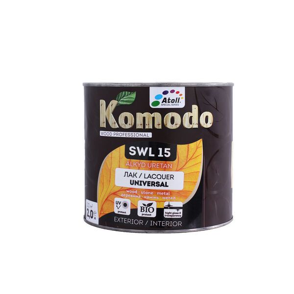 ლაქი SWL-15 ფიჭვი COMODO UNIVERSAL 0.7 ლ. სურათი