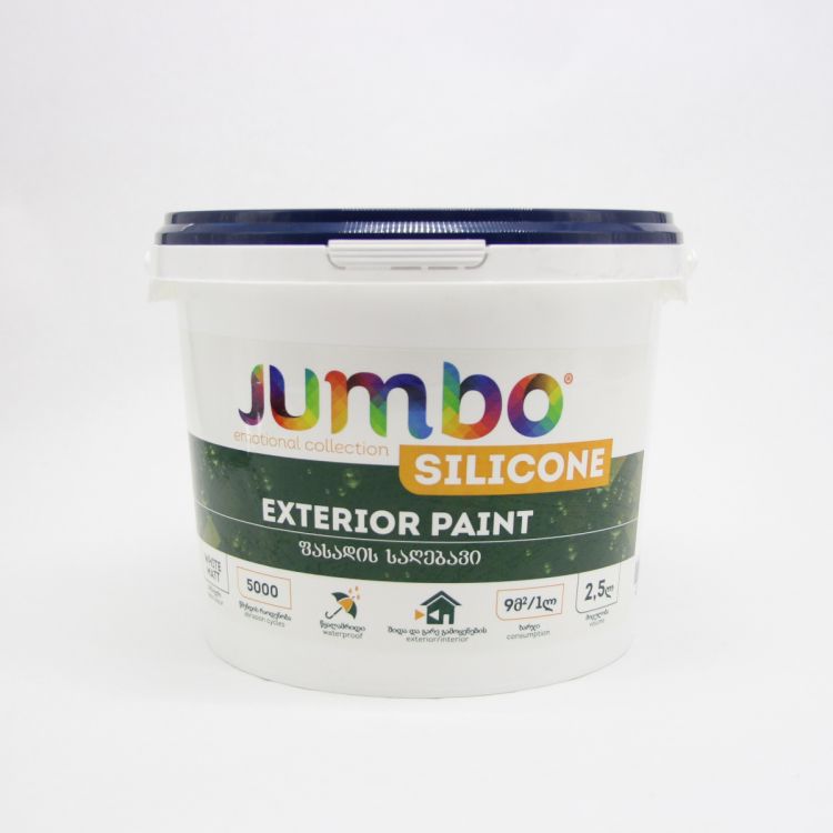 ფასადის საღებავი JUMBO SILICONE 4კგ. სურათი