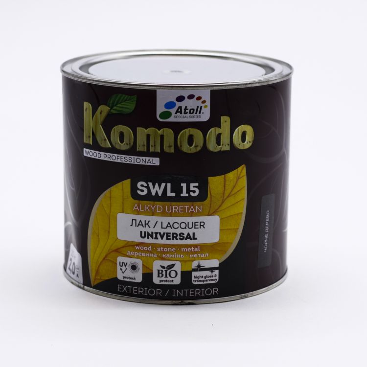 ლაქი SWL-15 მუხა COMODO UNIVERSAL 2 ლ. სურათი