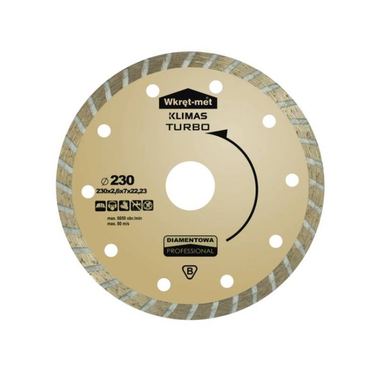 ალმასის დისკი TURBO PRO-სერია (ქვა, ბეტონი, აგური) 125მმ, TDT-125P სურათი