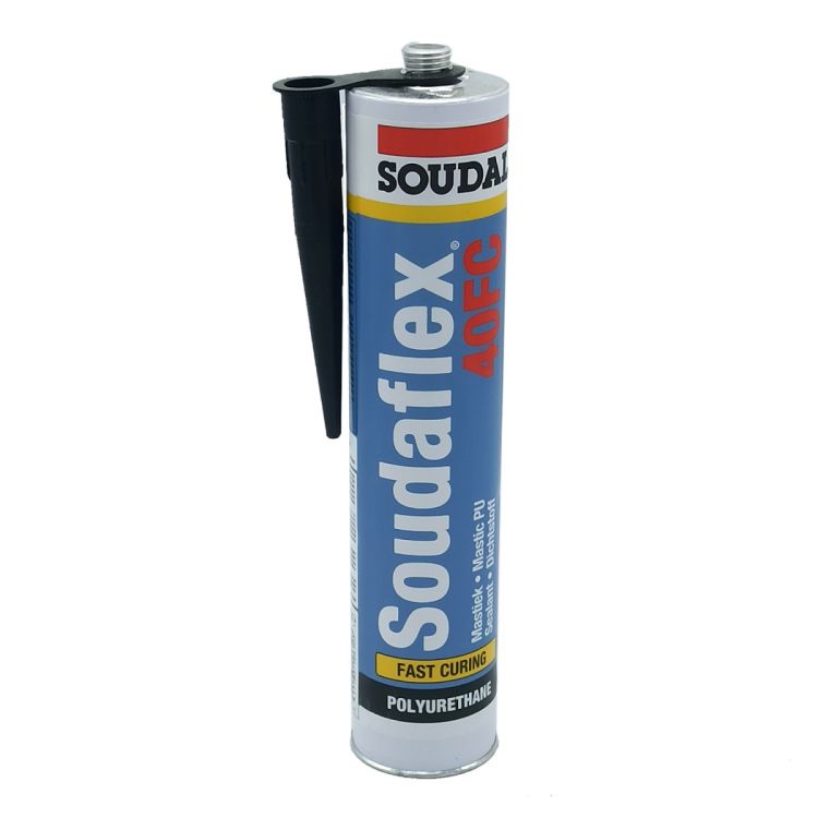 სამშენებლო წებო-ჰერმეტიკი 290მლ.(შავი)SOUDAL SOUDAFLEX 40 FC 290 ML სურათი