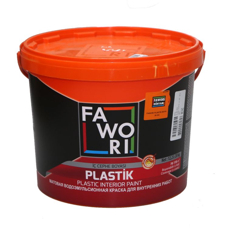 საღებავი თეთრი 20კგ FW.PLASTIC PAINT სურათი
