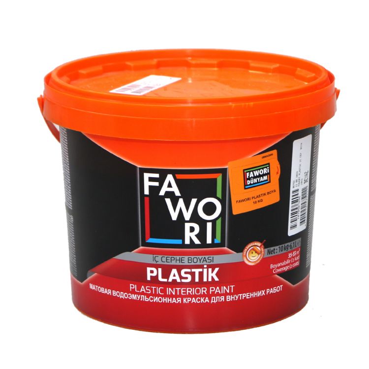 საღებავი თეთრი 10კგ FW.PLASTIC PAINT სურათი