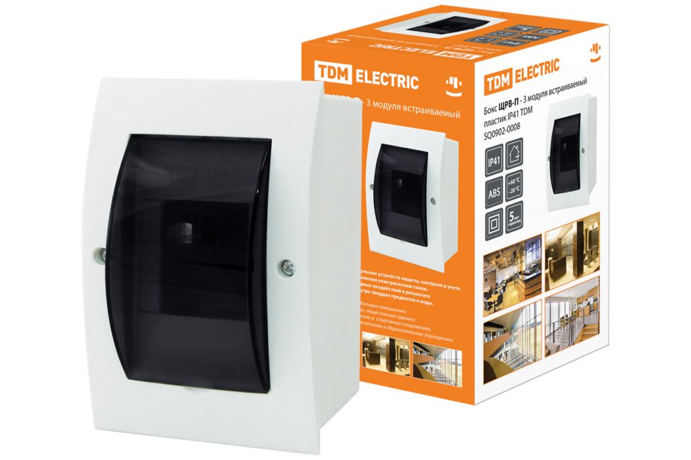 კარადა ЩРВ-3 მოდულით შიდა მონტაჟის IP41   SQ0902-0008 TDM სურათი