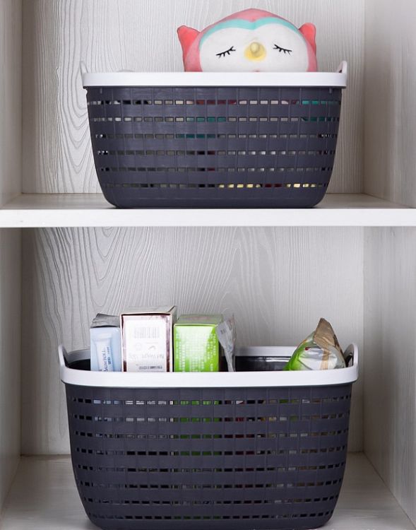 კალათა პლასტმასის MH-2365 27x19x14სმ სურათი