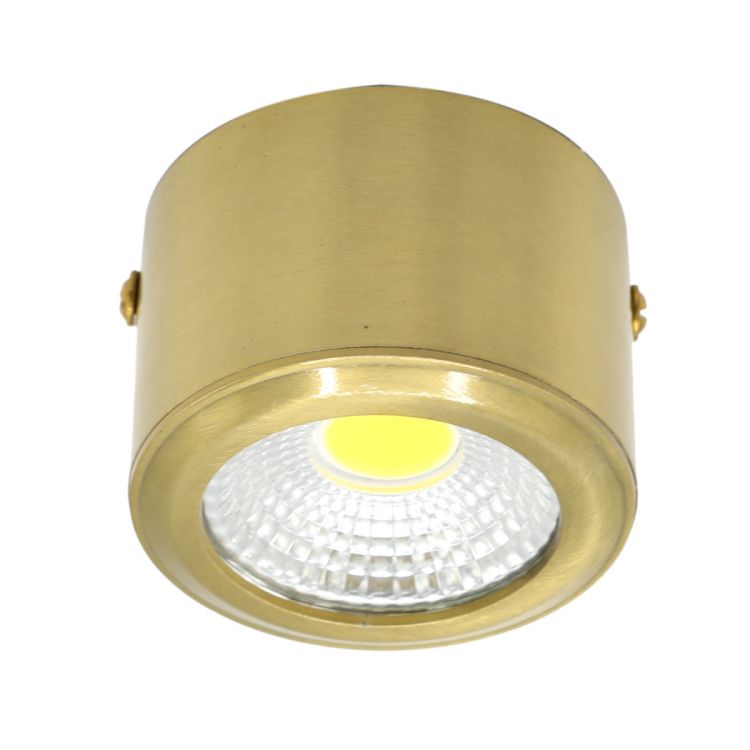 სანათი ოქროსფერი pr-76 7w 4000k gd სურათი